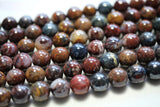 6-10mm Pietersite Smooth Round Love Beads Stone for Jewelry Making DIY