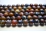 6-10mm Pietersite Smooth Round Love Beads Stone for Jewelry Making DIY