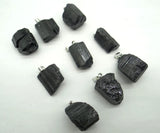 10pcs Natural Tourmaline Repair Ore Pendant for Jewelry Making
