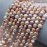Baroque Freshwater Pearl Necklace Natural Pink Purple Multicolor 6-9mm