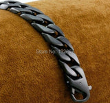 316L Stainless Steel Box Link Bracelet 6mm 8.68''