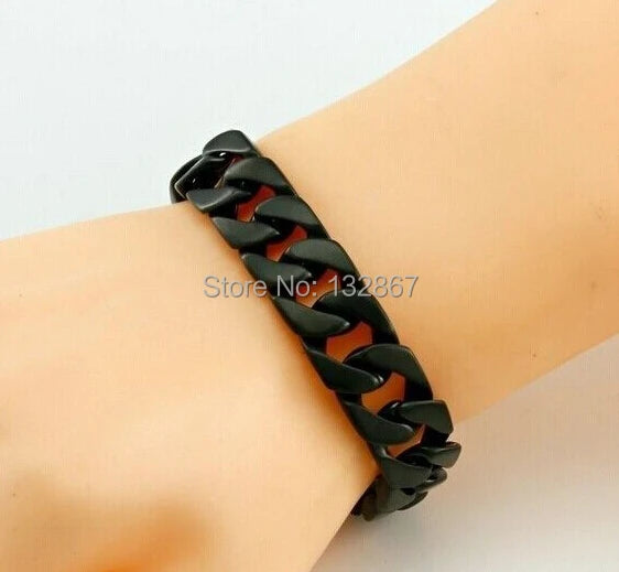 316L Stainless Steel Box Link Bracelet 6mm 8.68''