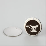 Stainless Steel Halloween Charm Pendant Witch Broom 20pcs