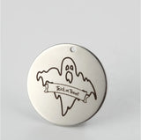 Spooky Jewelry Pendant Halloween Charm 25mm