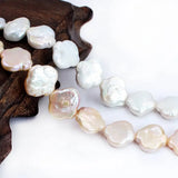 Pink Baroque AA Freshwater Pearl Beads 12x14mm for Jewelry Making
