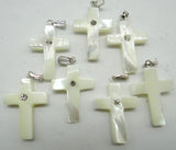 Cross Shell Pendant for DIY Jewelry Making Necklace
