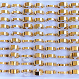 Wholesale 36/50pcs 4MM 6MM 8MM Gold-Plated Stainless Steel Rings Wedding Jewelry