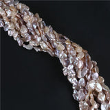 10-11mm Purple Keshi Freshwater Pearl Strands