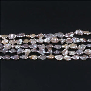 10-11mm Purple Keshi Freshwater Pearl Strands