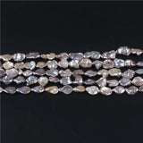 10-11mm Purple Keshi Freshwater Pearl Strands