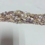 10-11mm Purple Keshi Freshwater Pearl Strands
