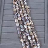 10-11mm Purple Keshi Freshwater Pearl Strands