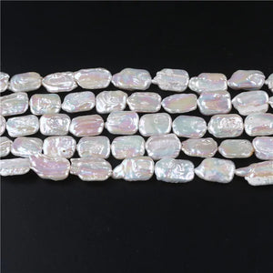 14*19mm Square Natural Freshwater Pearl Wholesaler for Jewelry Making