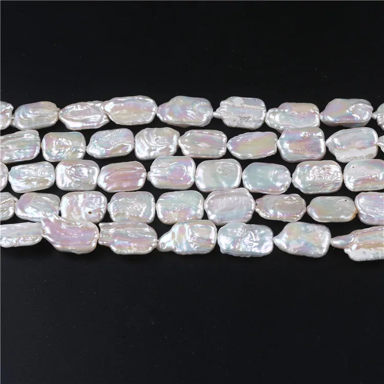 14*19mm Square Natural Freshwater Pearl Wholesaler for Jewelry Making