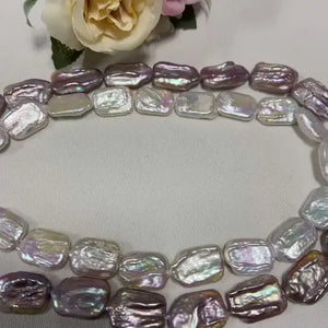 14*19mm Square Natural Freshwater Pearl Wholesaler for Jewelry Making
