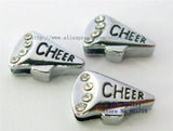 Wholesale Cheer Megaphone Slide Charms 50pcs DIY Charms