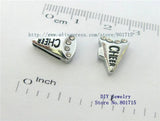 Wholesale Cheer Megaphone Slide Charms 50pcs DIY Charms