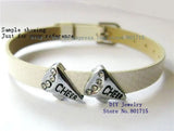 Wholesale Cheer Megaphone Slide Charms 50pcs DIY Charms