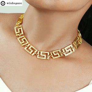 Vintage Hollow Out Choker Necklace