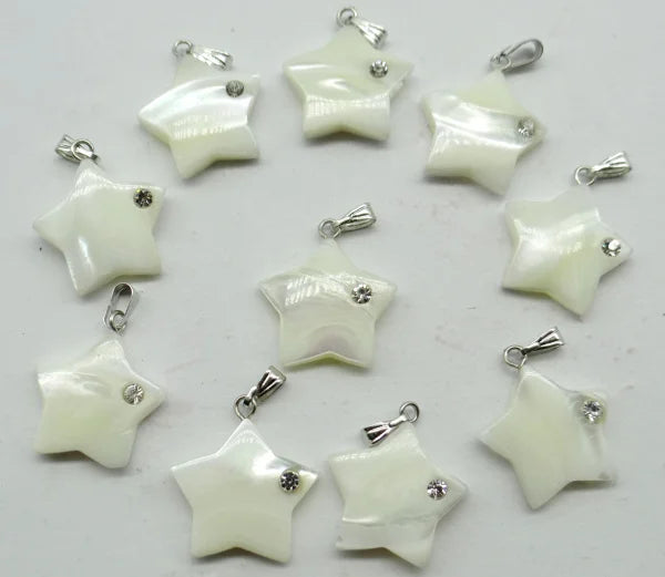 Pentagram Parelmoer Kralen Shell Pendant for DIY Jewelry Making