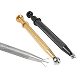 4 Claws Jewelry Holder Bead Ball Pick Up Tool Prong Tweezers Crystal Grabbers