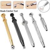 4 Claws Jewelry Holder Bead Ball Pick Up Tool Prong Tweezers Crystal Grabbers