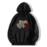 Men Women Graphic Hooded Sweatshirt Long Sleeve Top