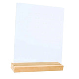 Base Jewelry Display Board Pad Showcase Earring Holder Stand