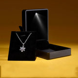 LED Light Jewelry Box for Ring Necklace Pendant Display Gift Packaging