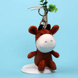 Wolf Plush Dolls Key Chain Fluffy Keyring Toys Unisex