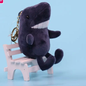 Wolf Plush Dolls Key Chain Fluffy Keyring Toys Unisex