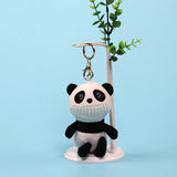 Wolf Plush Dolls Key Chain Fluffy Keyring Toys Unisex