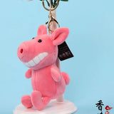 Wolf Plush Dolls Key Chain Fluffy Keyring Toys Unisex