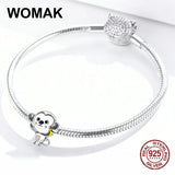 925 Sterling Silver Monkey Charm Bead for Bracelet DIY Woman Jewelry