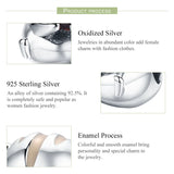 925 Sterling Silver Hamster Beads for Bangle Bracelet
