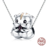 925 Sterling Silver Hamster Beads for Bangle Bracelet