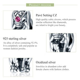 925 Silver Elephant Charm Bangle Bracelet Bead Women DIY