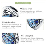 Heart Zircon Butterfly Beads for Jewelry Making