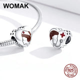 925 Sterling Silver Nurse Heart Beads Angel Charm for Bangle Bracelet