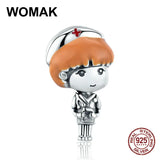 925 Sterling Silver Doctor Beads Angel Charm Pendant for Bracelet DIY