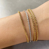 Women Chain Bracelet Stainless Steel Bracelet Water Jewelry Gift