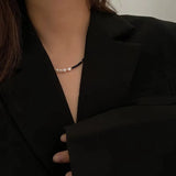 Women Freshwater Pearl Choker Necklace Bohemian Jewelry