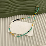 Bohemian Small Freshwater Pearl Choker Necklace