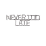 Crystal Letter Brooch Pin Jewelry for Women