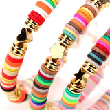 Women's Adjustable Bracelet Flowers Heart Charm Bracelet