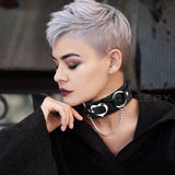 Women's Cross Necklace Choker Gothic Punk Accessories for Girls
