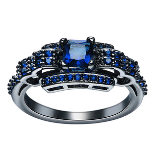 Wedding Rosette Ring with Zirconia Pave for Women