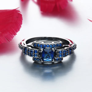 Wedding Rosette Ring with Zirconia Pave for Women