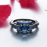 Wedding Rosette Ring with Zirconia Pave for Women
