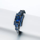 Wedding Rosette Ring with Zirconia Pave for Women